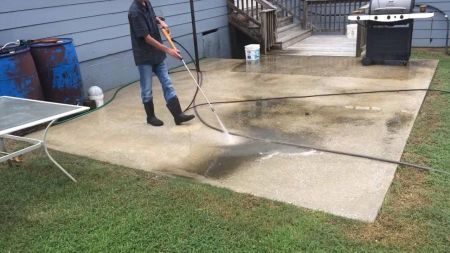 Cleaning your driveway